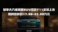 风云T11限时抢鲜价17.99万元起，让百万豪华触手可及！